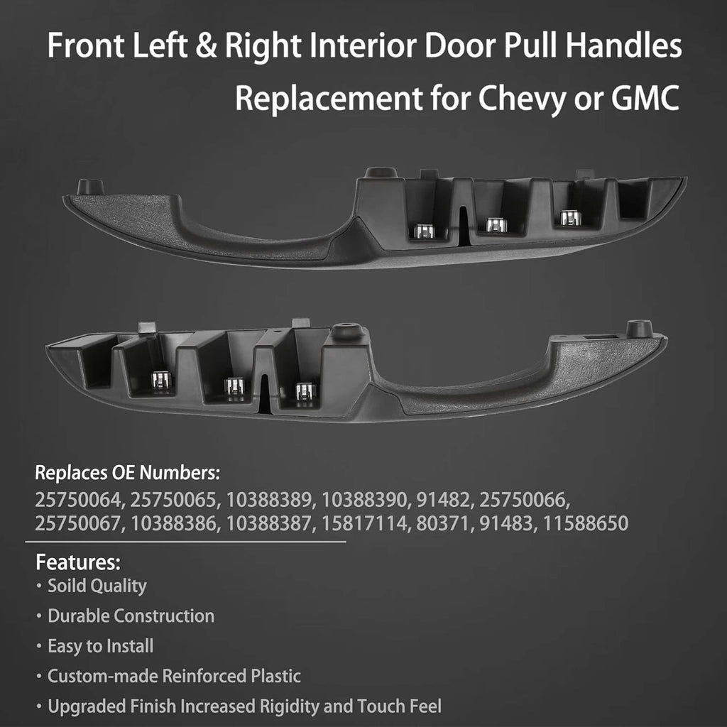 Interior Pull Door Handle Kit for Chevy Express GMC Savana (2003-2019)