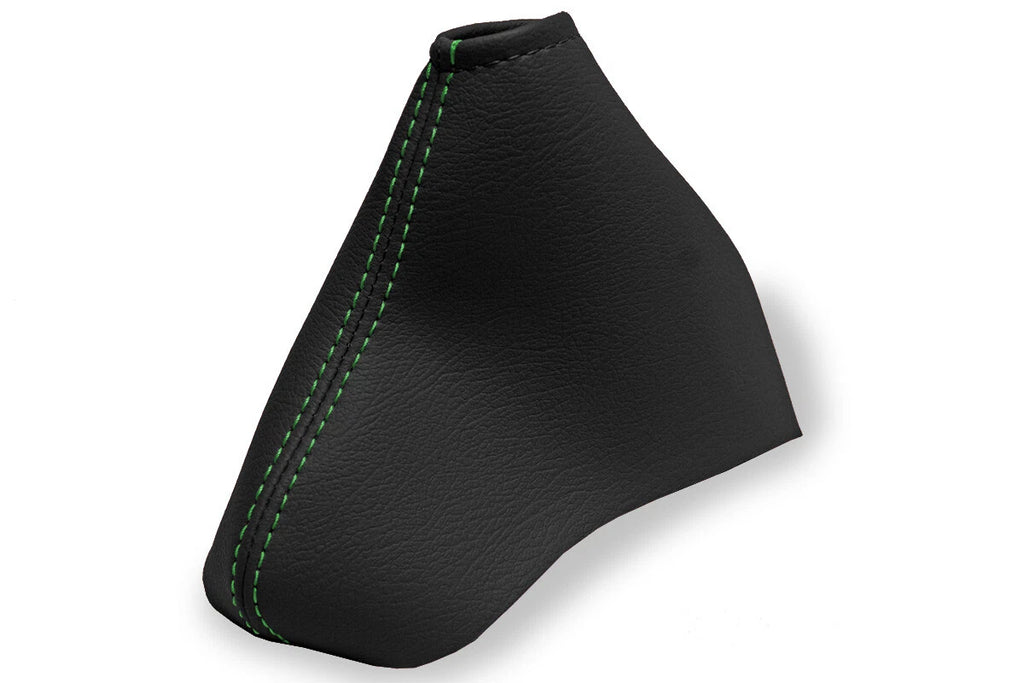 Leather Manual Shift Boot Cover for Chevrolet Cavalier (2000–2005) Green Stitch