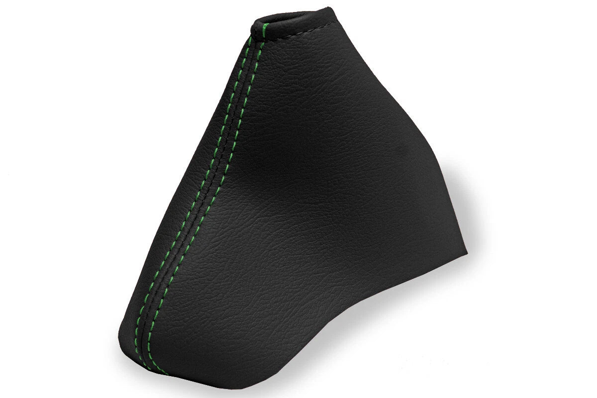 Leather Manual Shift Boot Cover for Chevrolet Cavalier (2000–2005) Green Stitch