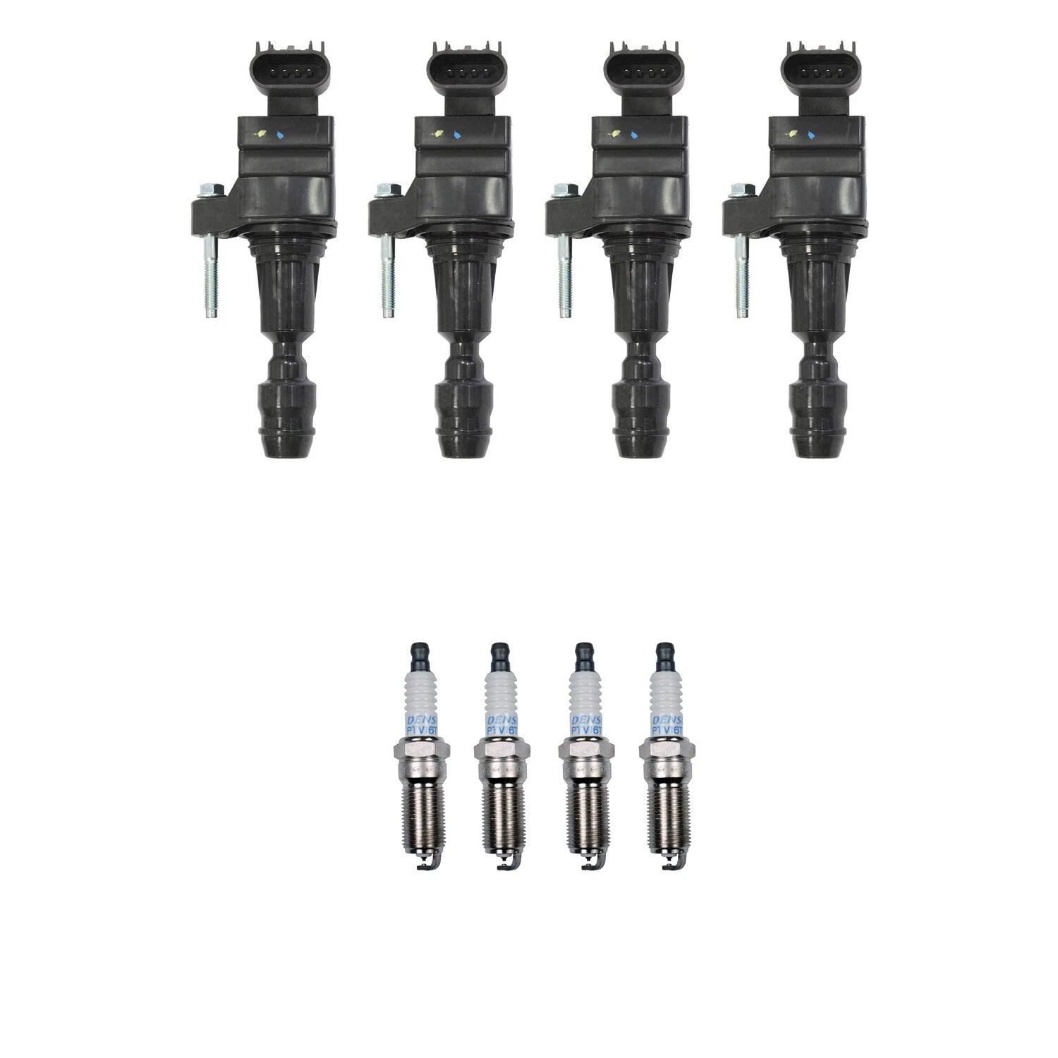 Set of 4 Ignition Coils & Spark Plugs for Equinox Terrain L4