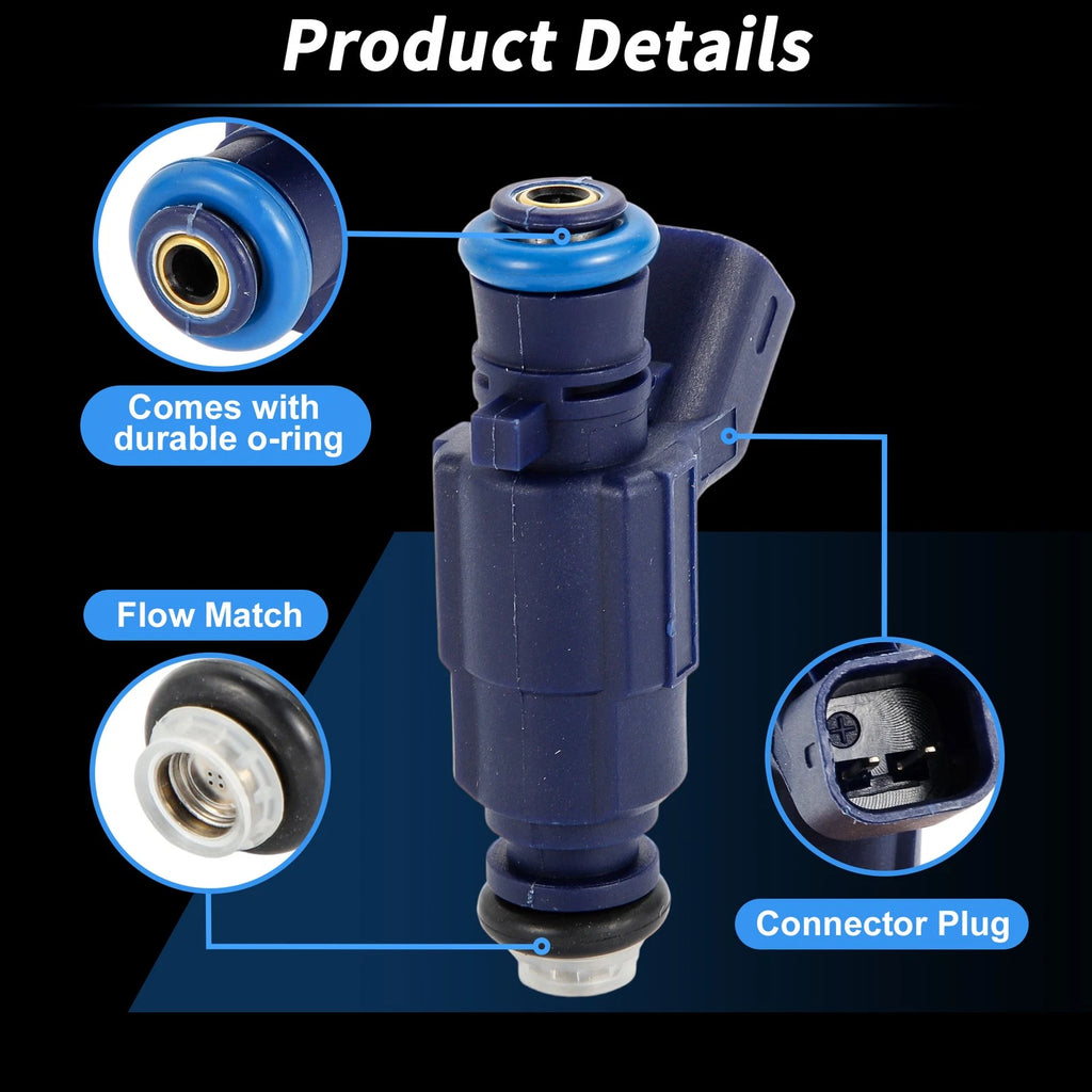 1Pc Fuel Injector No. 0280156300/12609418 for Chevrolet Equinox (2008–2009)