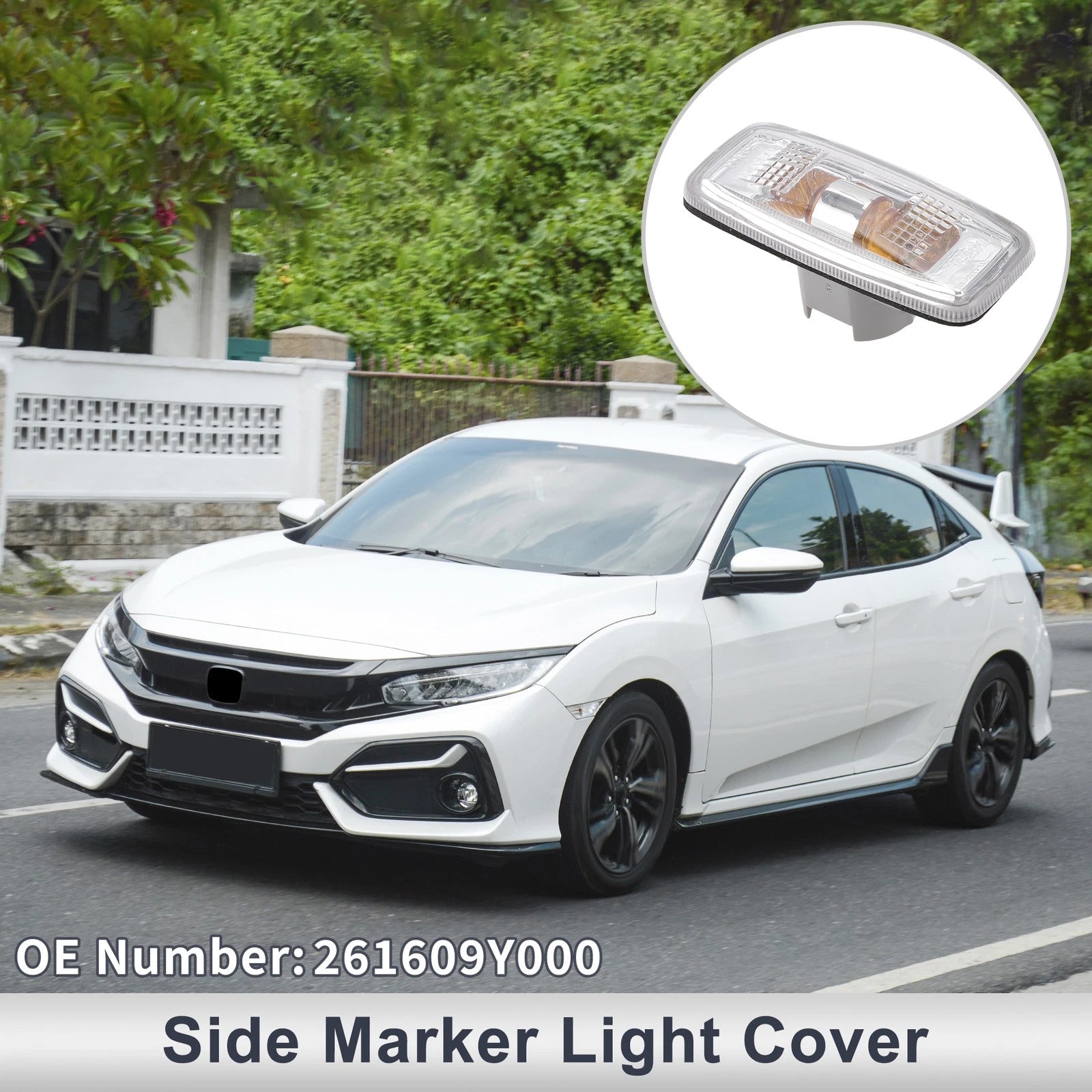 1pc Side Marker Light Cover for Nissan M35 (2006–2007) No. 261609Y000