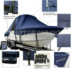 Mako 234 Express Cuddy T-Top Hard-Top Boat Storage Cover (All Weather)