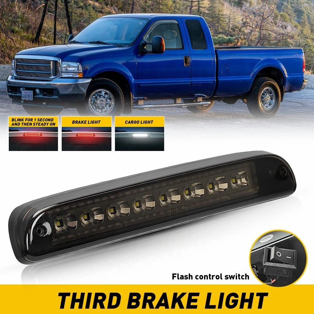 LED Smoke 3rd Brake Light for Ford F250/F350/F450/F550 Super Duty (1999–2016)