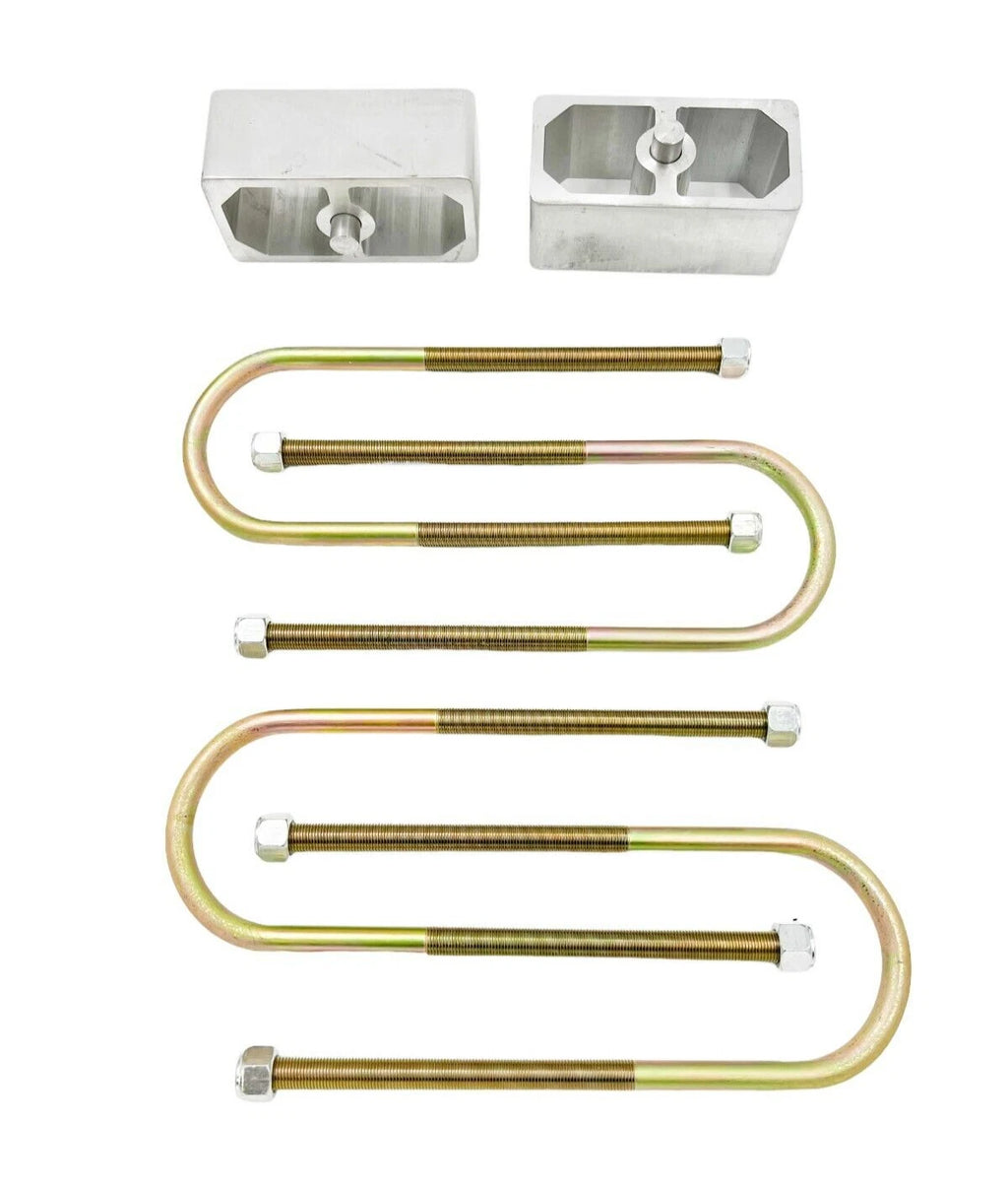 Lowering Blocks U-Bolt Hardware for Ford F-150 (2004–2008) 2 Inch Aluminum