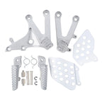 Front Driver Footrests Footpegs Bracket for Honda CBR600RR (2007–2025)