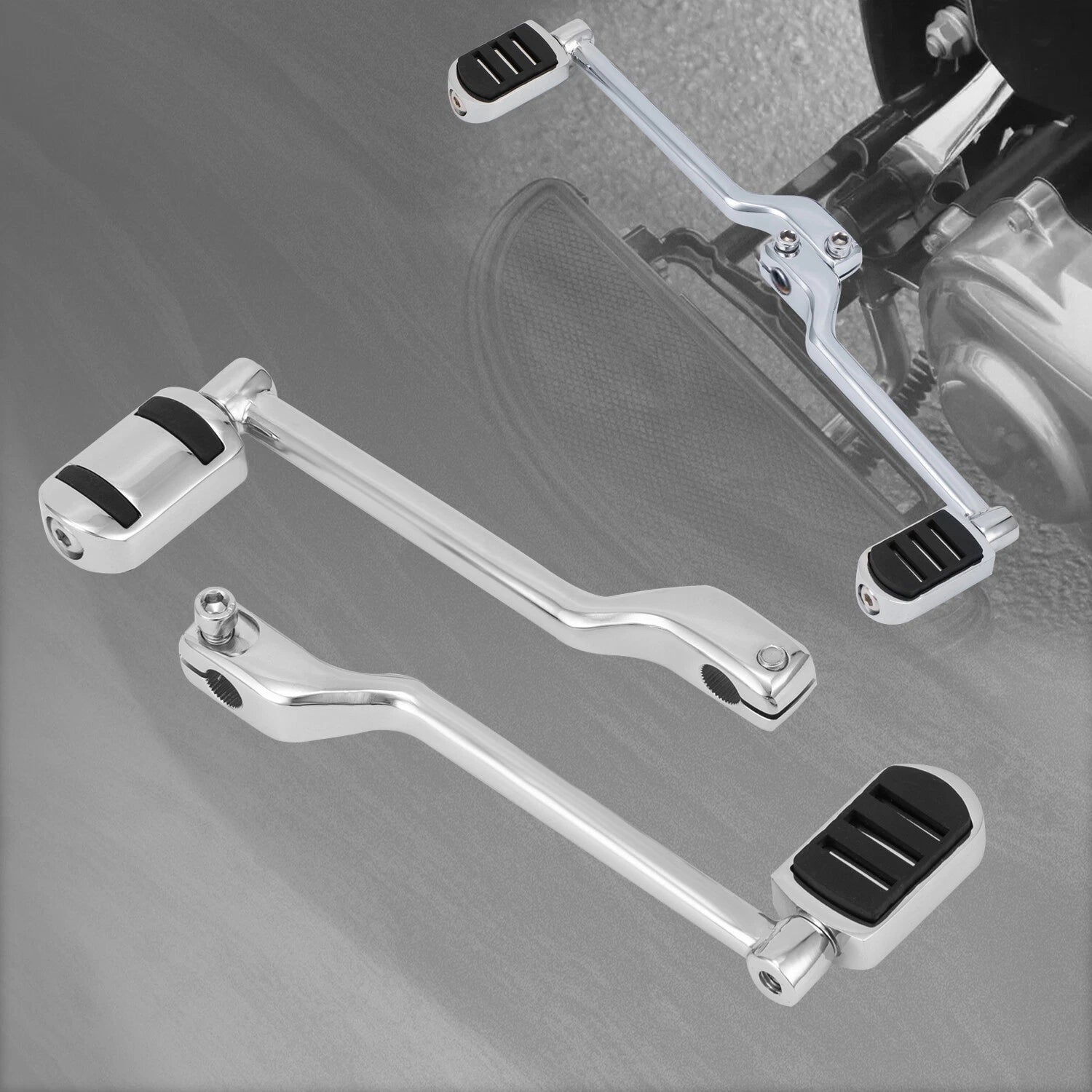 Heel Toe Shift Lever Shifter Pegs for Harley Touring Road King Glide Softail