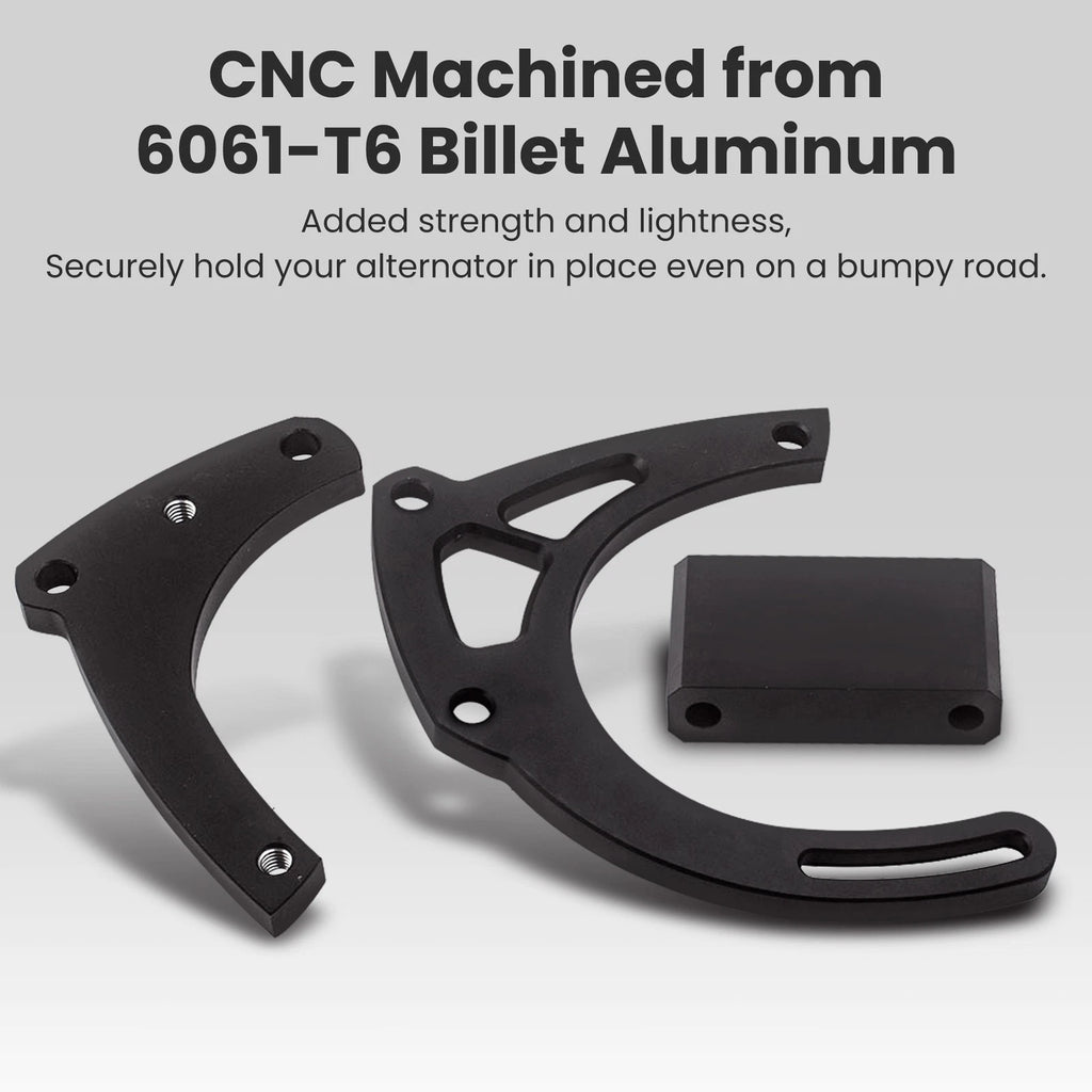 Alternator Bracket Mount Kit for Chevy Big Block BBC 396 454 427 (1965–1990)
