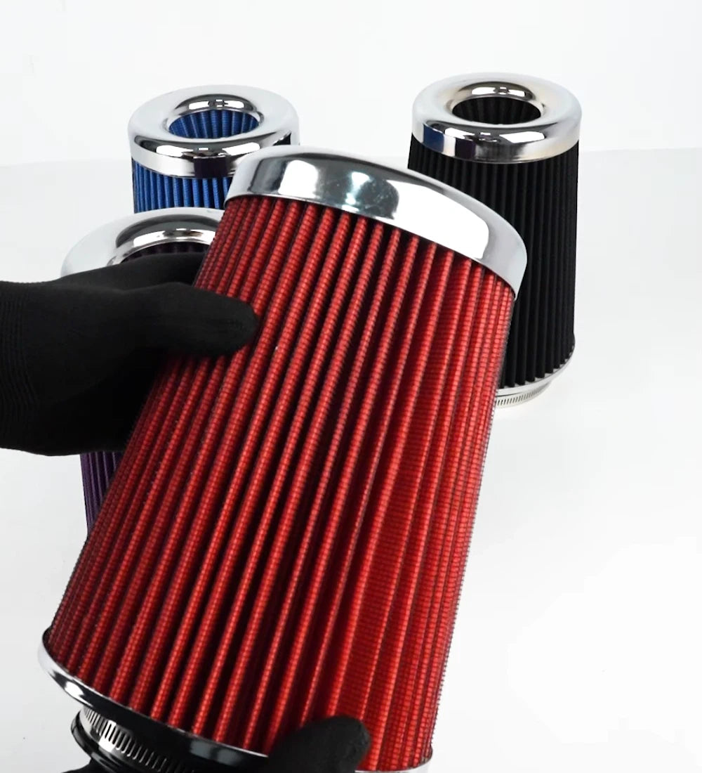 High Flow Cold Air Intake Filter for 3", 3.5", 4" Inlet