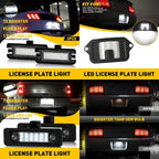 AUXITO LED License Plate Lights Assembly for Ford Mustang (2015–2021)