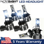 Set of 3 LED Headlight & Fog Light Bulbs for 9006 9005 H11