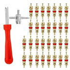 Tire Valve Core Tool Kit for Easy Removal and Insertion of Valve Stems