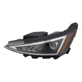 Replacement Driver Side Halogen Headlight Assembly w/o LED Daytime Running Lamp