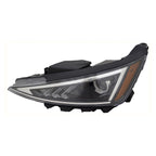 Replacement Driver Side Halogen Headlight Assembly w/o LED Daytime Running Lamp
