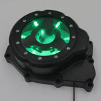 Left Engine Stator Cover w/ Green LED for Yamaha YZF-R6 (2006–2021)