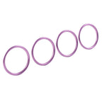4x Air Condition Vent Outlet Trim Rings for Audi A1 S1 2010-2018 Purple