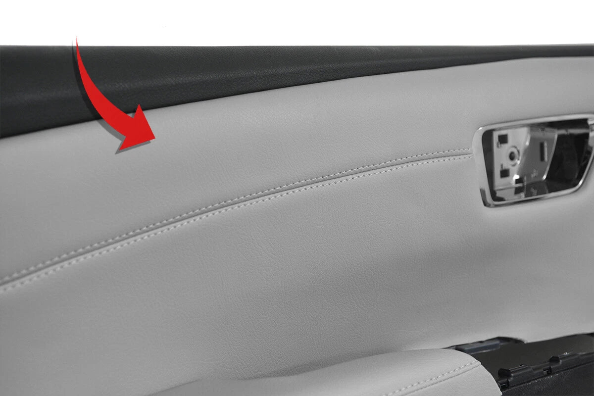 Leather Door Panel Cover for Toyota Avalon (2013–2018) Gray