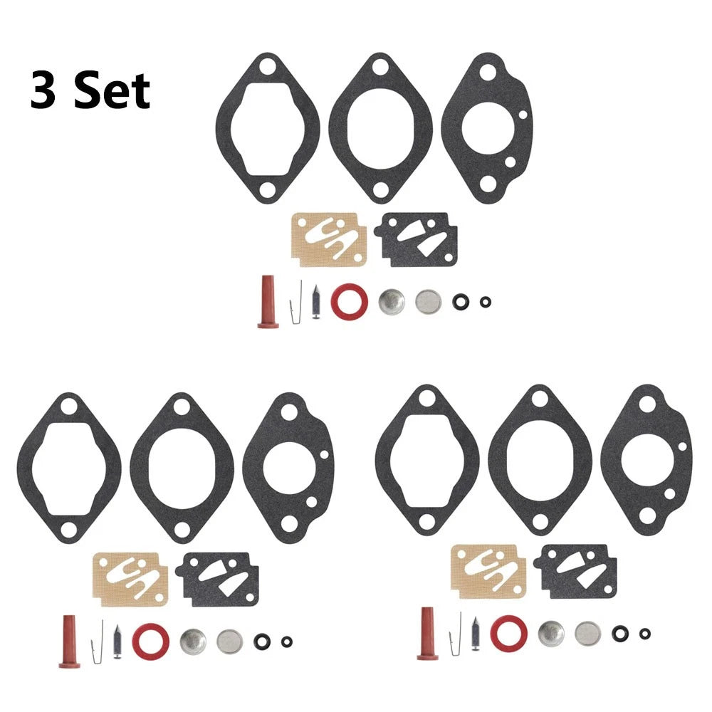 3X Carb Kit for Eska Sears Ted Williams Tecumseh Outboard Motor (1961–1987)