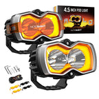 2X 4.5" LED Work Spot Pod Off Road Lights for Truck (NOVSIGHT)