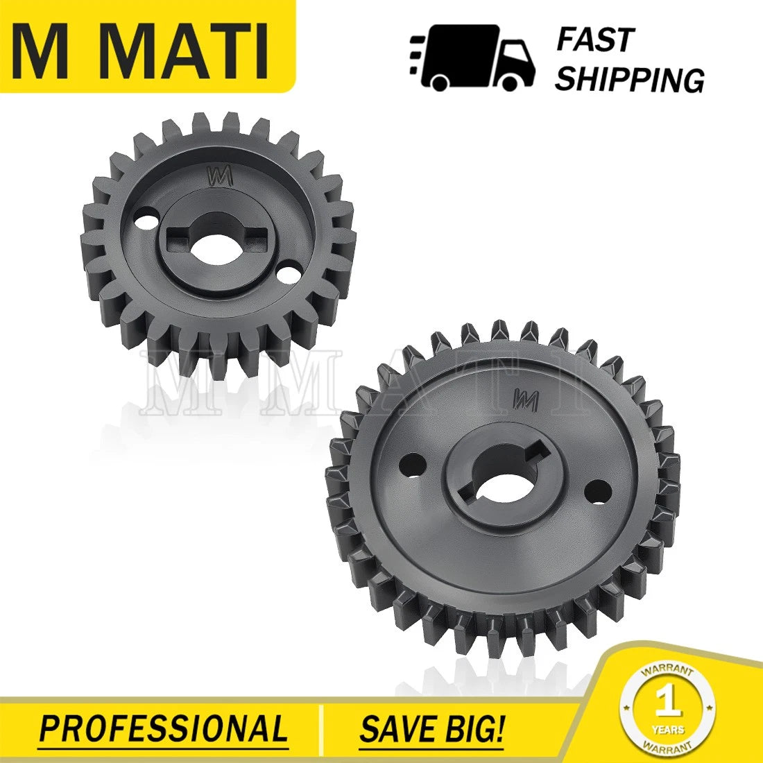Water Pump/Oil Pump Super Gear for Kawasaki FD620D 59051-2113 59051-2114