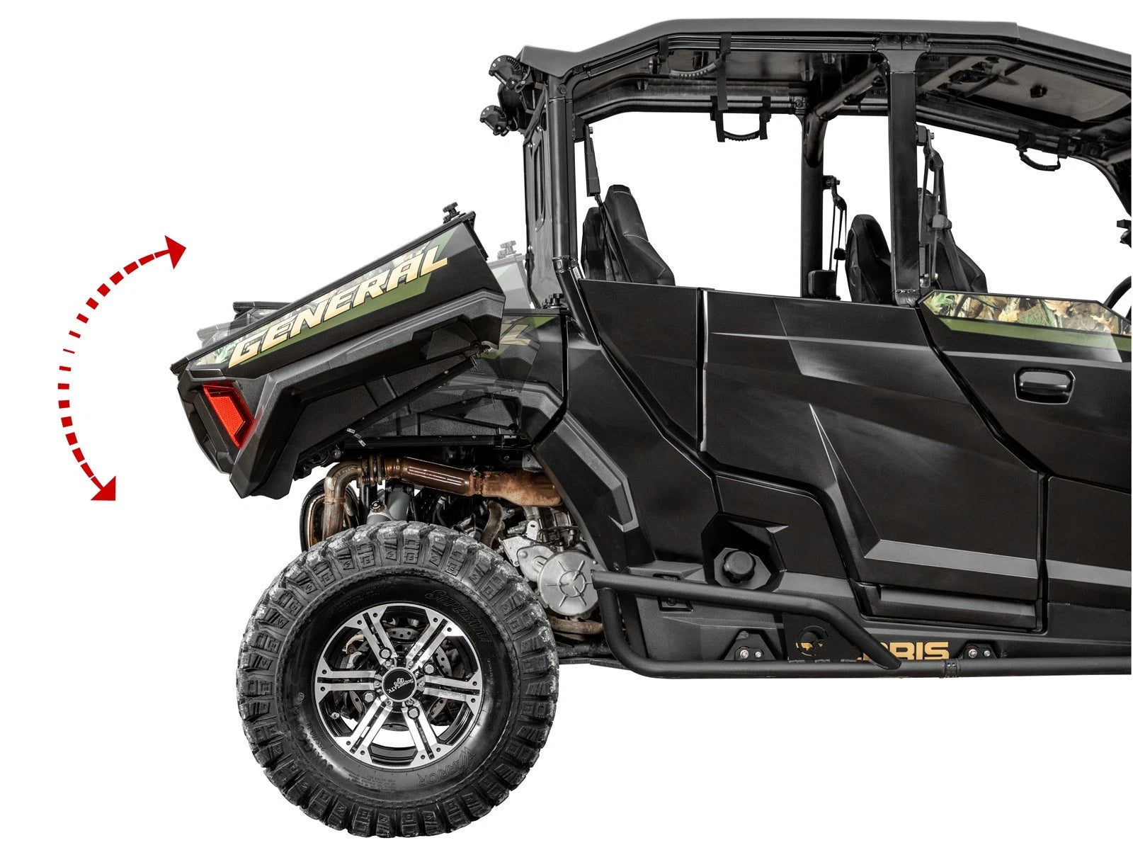 Electric Dump Bed Kit for Polaris General (See Fitment)