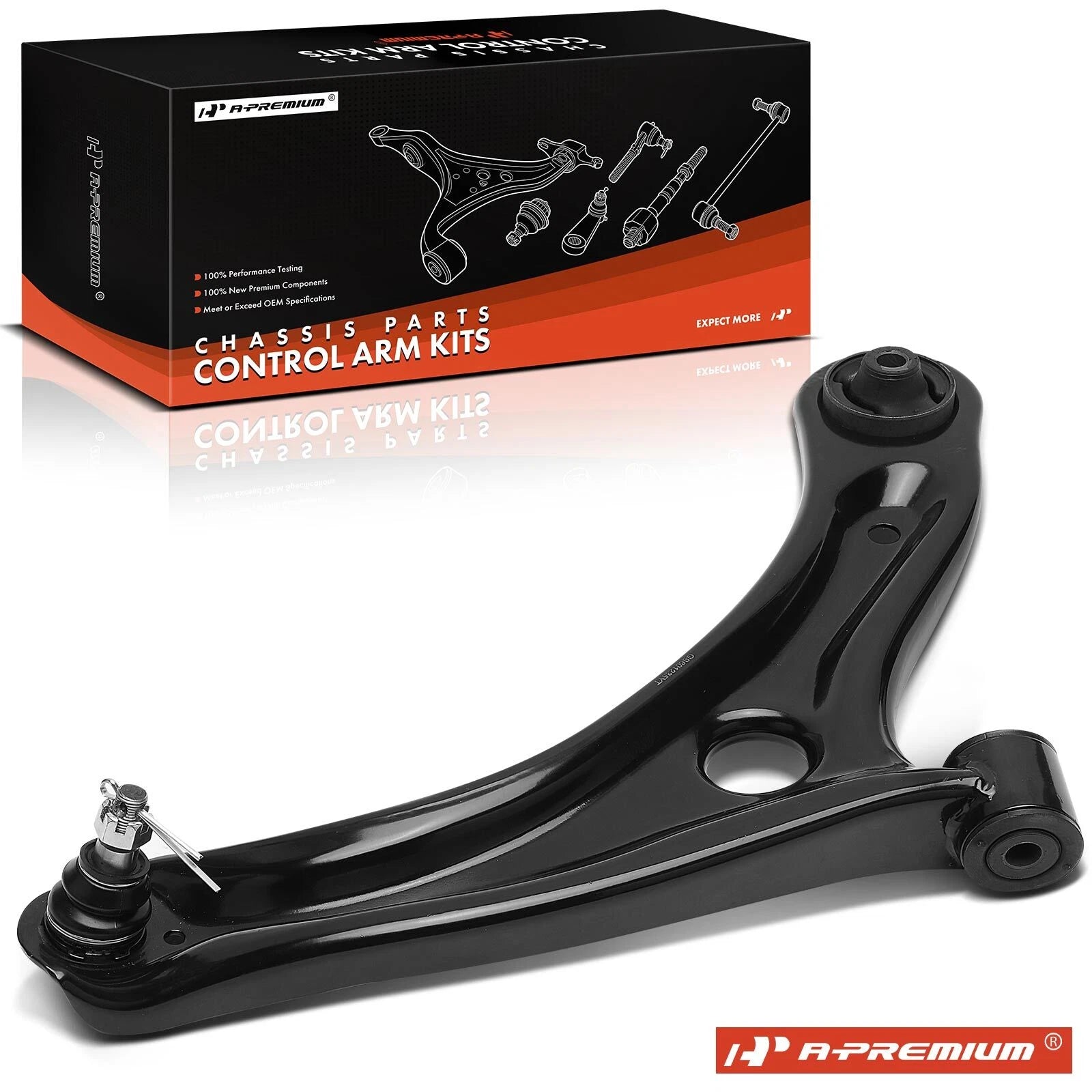 Front Right Lower Control Arm with Ball Joint for Honda Fit (2007–2019)