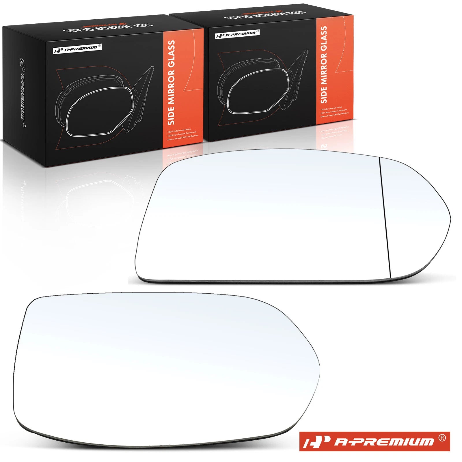 Manual Mirror Glass Pair for Honda CR-V (2012–2016) HR-V (2016–2018)