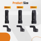 Set of 3 EGT Sensor Socket for Exhaust Temperature Removal (13mm, 14mm, 17mm)