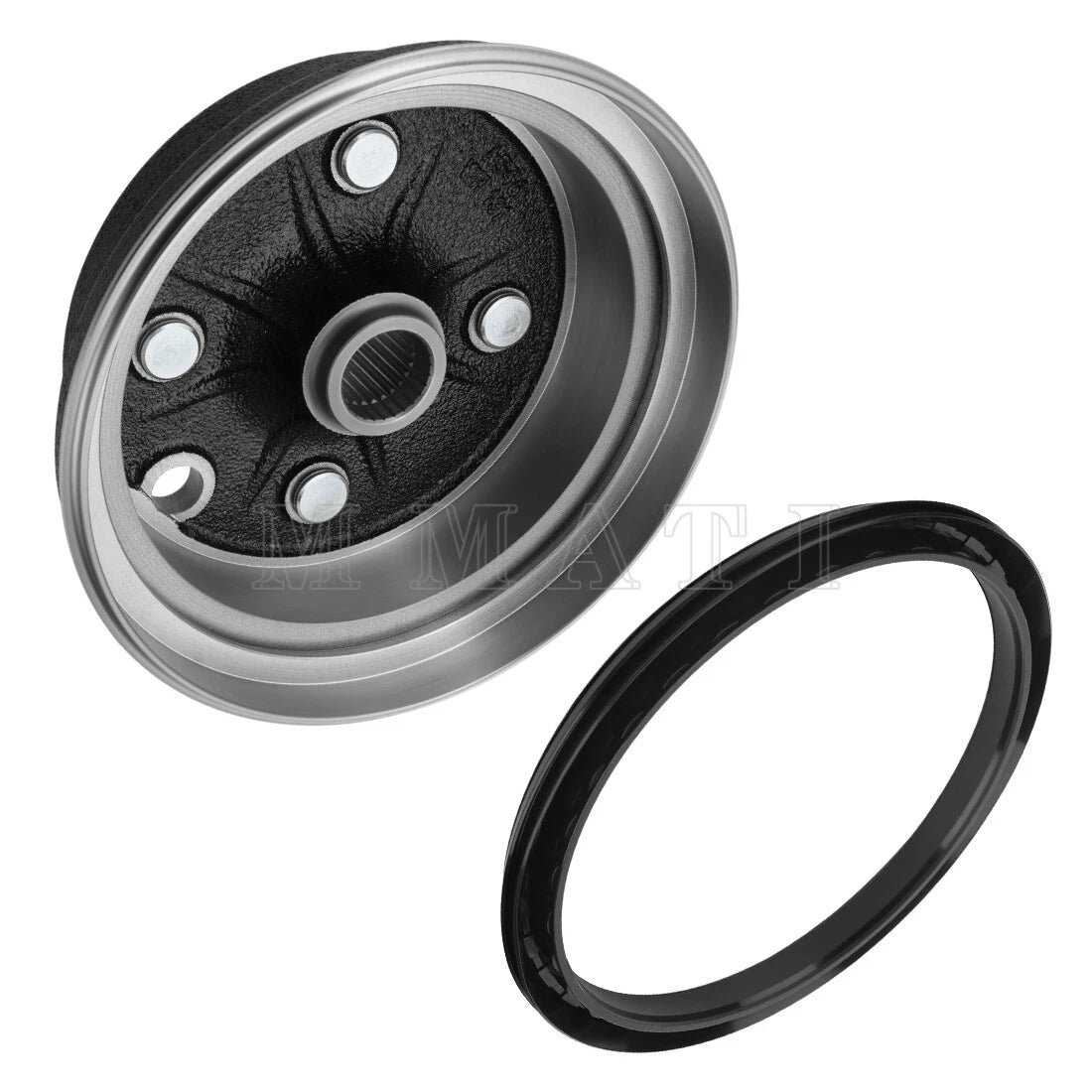 Brake Drum Hub & Dust Seal for Yamaha Big Bear 350, Timberwolf 250, Kodiak 400 (1990–2006)