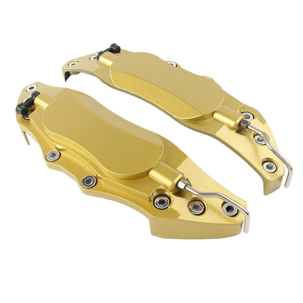 3D Metal Brake Caliper Covers  Large Gold for Universal Car (18''+)