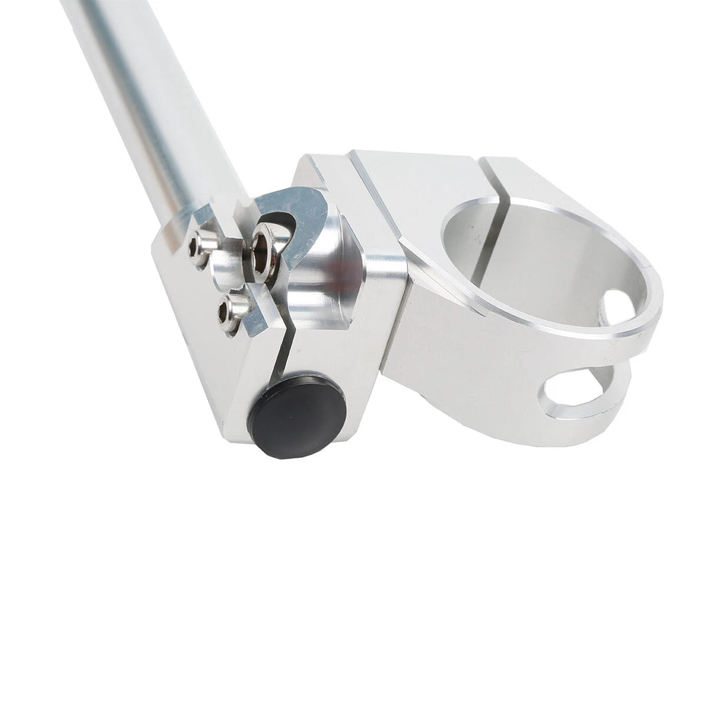 46mm Handle Bar Clip On for Kawasaki Ninja ZX6R ZX9R (1998–2002) Silver