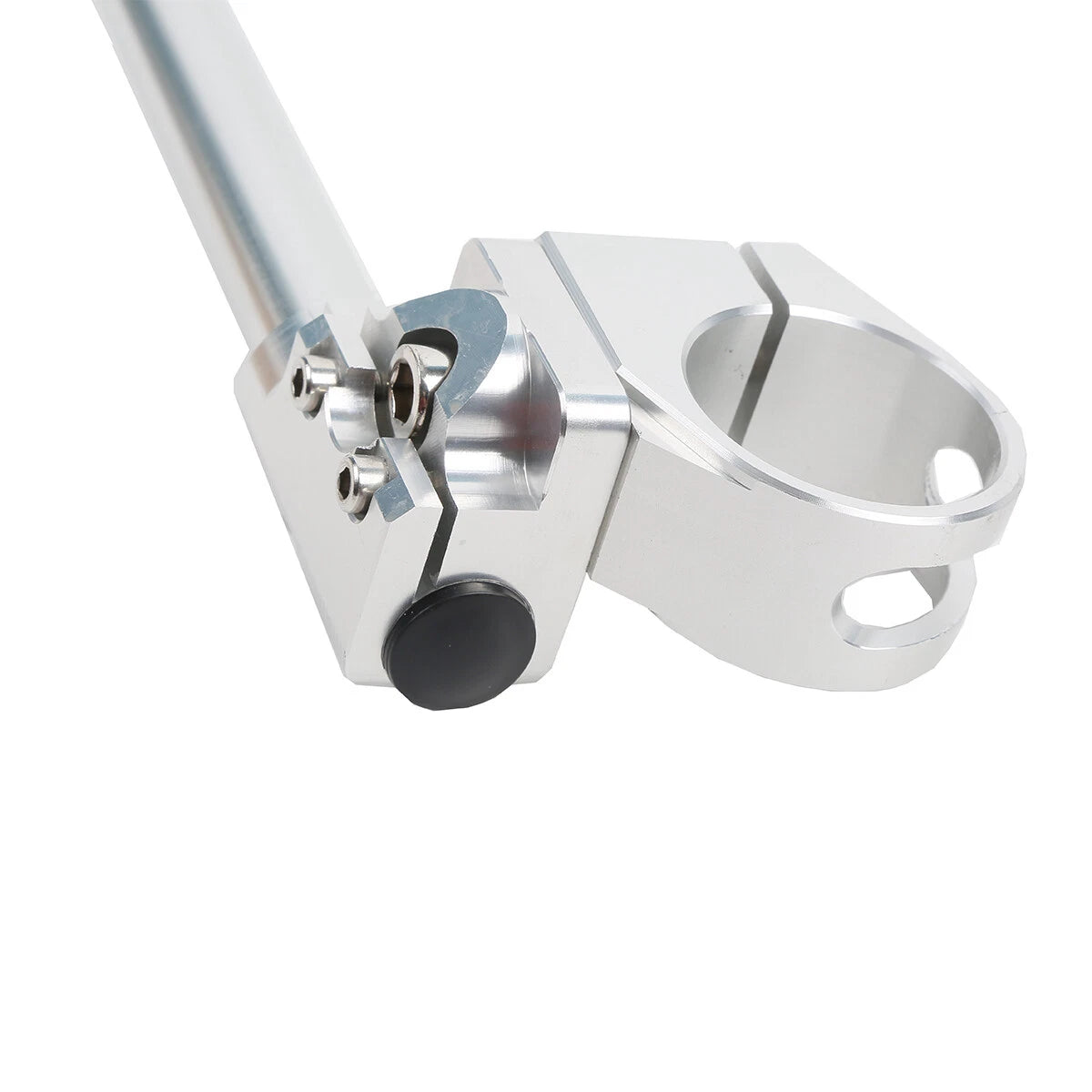 46mm Handle Bar Clip On for Kawasaki Ninja ZX6R ZX9R (1998–2002) Silver