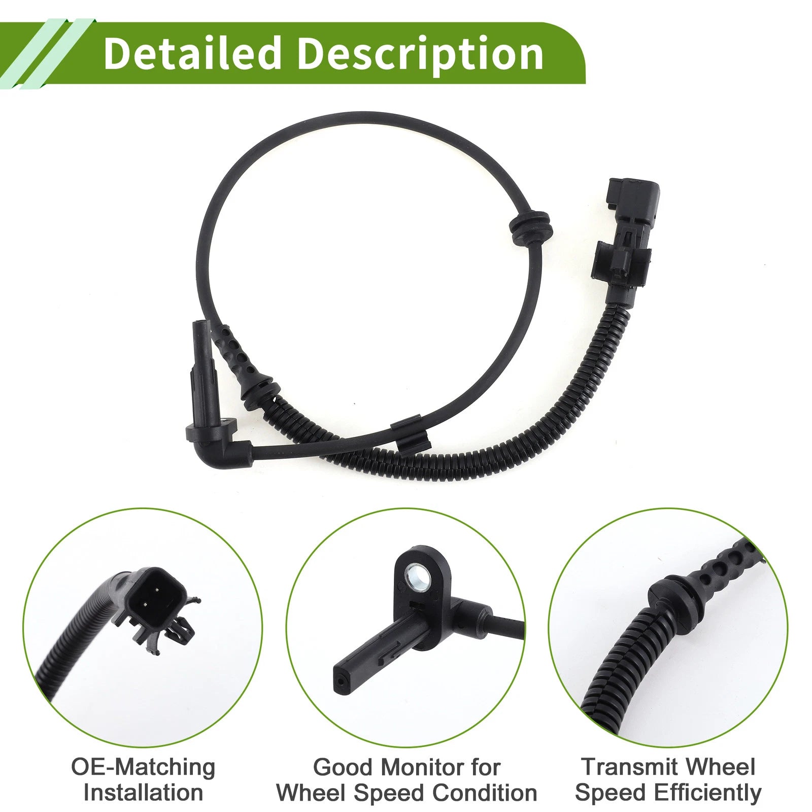 ABS Wheel Speed Sensor for Chevrolet Sonic (2012–2020) No. 94544451/95164926