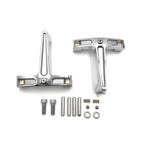 Dominator Leaf Shark Fin Passenger Floorboard for Harley Touring (1993–2008) Chrome