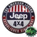 15" Domed Tin Metal Sign for Jeep 4x4 (Est. 1941)