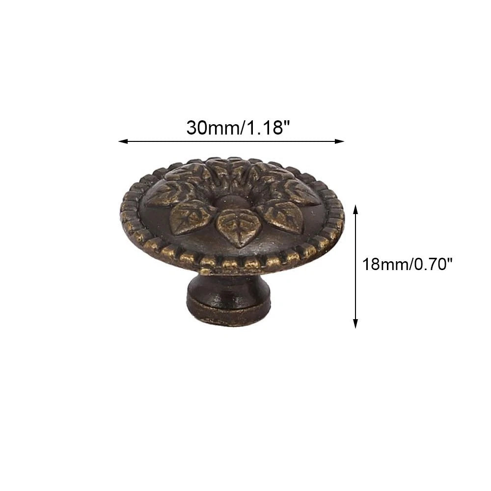 2X Retro Door Pull Handle Knob for Kitchen Cabinet Drawer Hardware