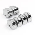 Chrome Control Switch Housing Button Cap Kit for Softail (2011)