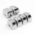 Chrome Control Switch Housing Button Cap Kit for Softail (2011)