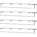 Cornhead Snapping Roll Blade Kit for Allis Chalmers Gleaner (Fits 70586591)