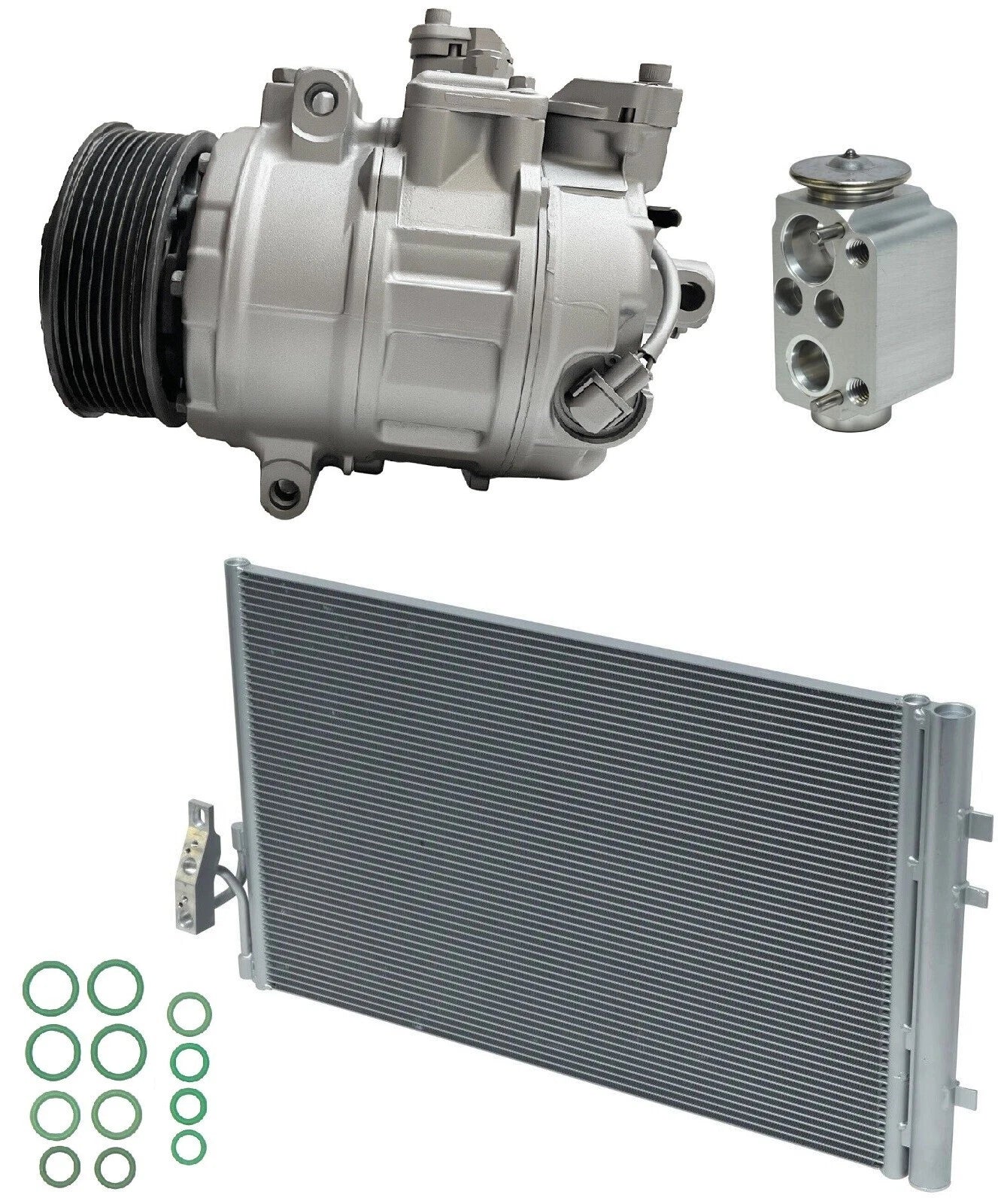 AC Compressor Kit with Condenser for BMW X3 3.0L (2014–2014)