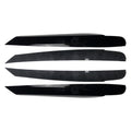 Glossy Black Headlight Eyelid Trim for Volkswagen Touran (2011–2015)