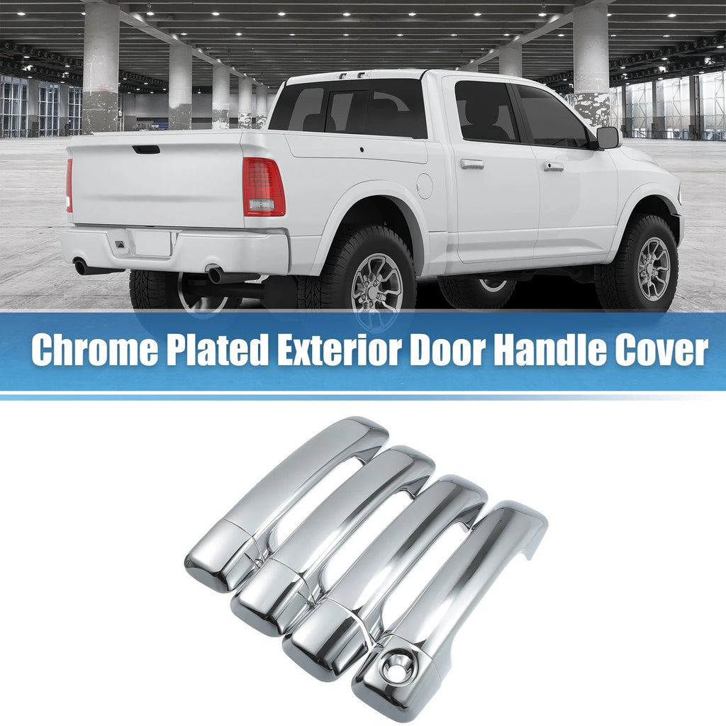 Set of 4 Car Exterior Door Handle Covers for Toyota Tundra, Sequoia (2007–2021)