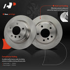2X Rear Disc Brake Rotors for BMW 128i (2008–2013)