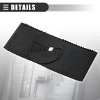 Center Console Slider Cover for Lexus IS250 (2006-2013) - Black Plastic 1 Set