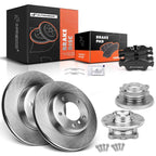 Front Disc Brake Rotors & Brake Pads for BMW 325Ci (2006)