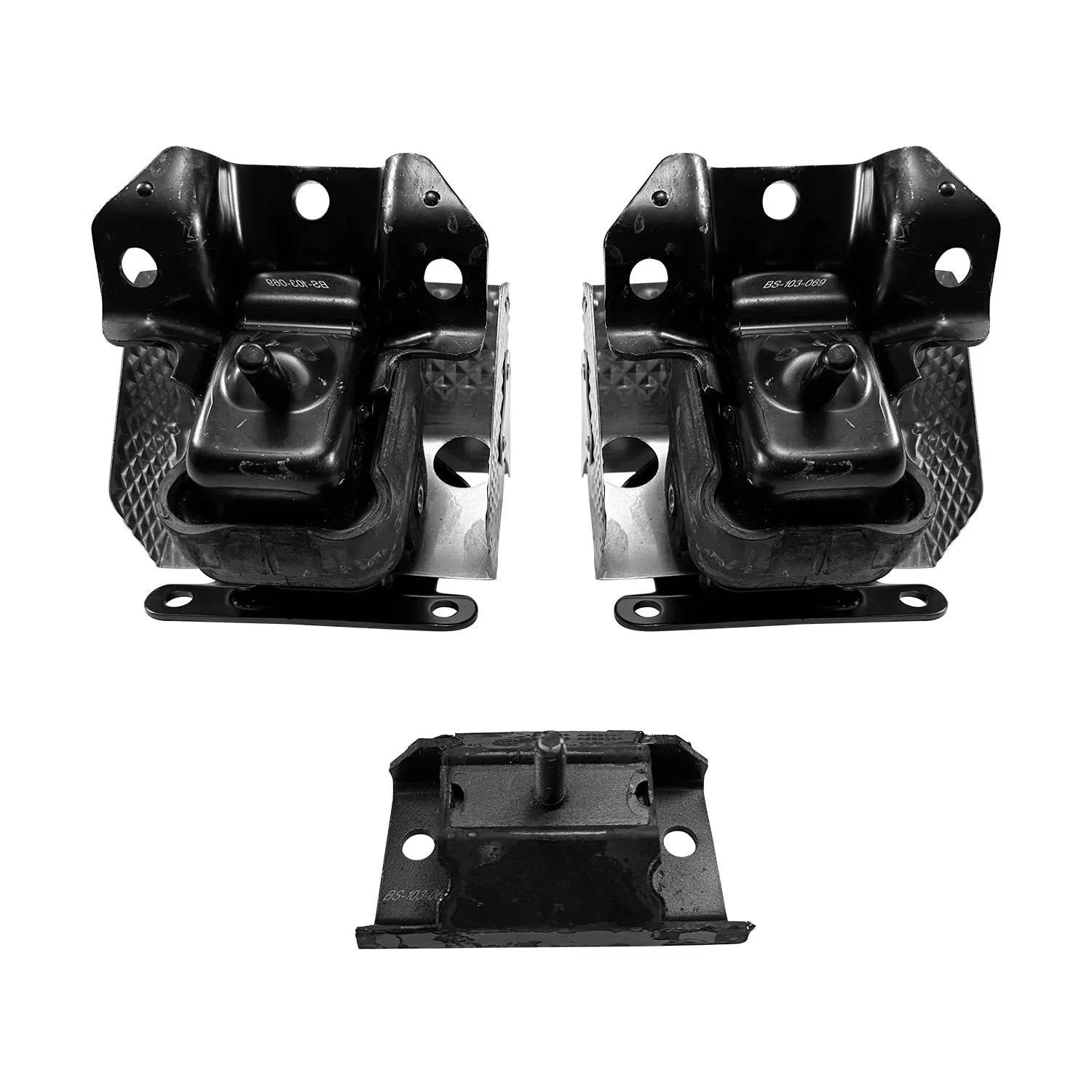 Set of 3 Engine and Transmission Mounts for Cadillac Escalade, Chevy Silverado 1500, Tahoe, Yukon (2007–2014)