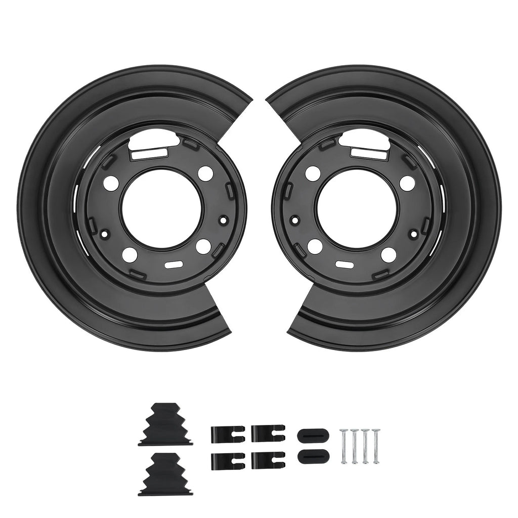 Rear Brake Dust Splash Shield Plates for Ford F-250 F-350 Super Duty (1999–2012)