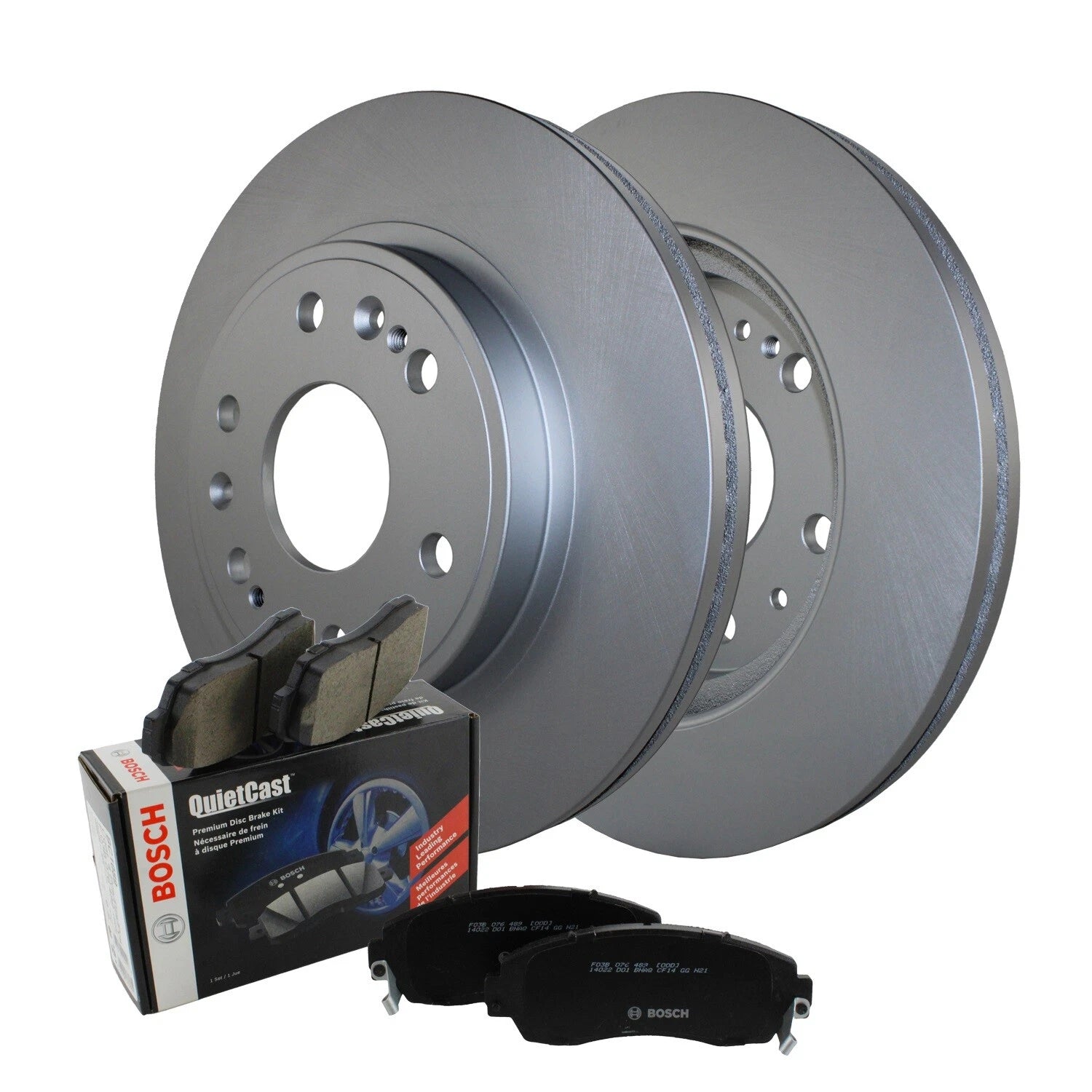 Front Brake Kit 330mm Disc Rotors & Bosch Ceramic Pads for Silverado Sierra 1500 (2014–2019)
