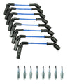 NGK Wire Set & 8 Laser Platinum Spark Plugs for Allure Corvette Envoy V8 (2003–2005)
