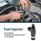 Fuel Injector No. 730993P/CDH166 for Mitsubishi Mirage DE (1997–2002) 1 Pc Gray